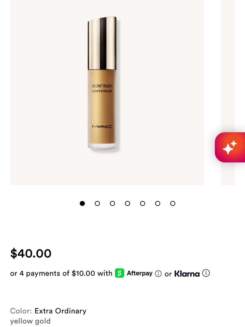 Mac skinfinish color extra ordinary
